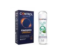 Control Pack Finissimo Original Preservativos + Lubricante Aloe