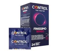 Control Preservativos Finissimo Senso. Caja Pack Ahorro 24 Condones Lubricados Más Fino. Con Ajuste Perfecto para Mayor Sensibilidad y una Relación de Sexo Segura.