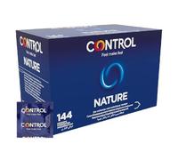 Control Preservativos Nature - Caja de 144 Condones, Lubricados, con Ajuste óptimo