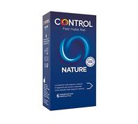 Control Preservativos Nature. Caja de 6 Condones para un Placer Natural, Lubricados, Sexo Seguro. Disfruta de unos Preservativos con Ajuste Perfecto para una Relación Segura.