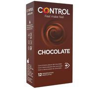 CONTROL Preservativos Sabor Chocolate 12 Unidades - Lubricados Para Momentos De Intimidad Deliciosos