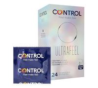 CONTROL Preservativos ULTRAFEEL, Natural, Sin fragancia, 24 Unidad (Paquete de 1)