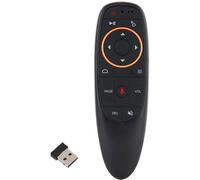 Control remoto Air Mouse, control remoto inalámbrico RF de 2,4 GHz con giroscopio de 6 ejes, aprendizaje IR y USB Air.
