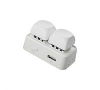 Control remoto Bluetooth para girar páginas, 30 g, ligero, con retroiluminación RGB y teclas intercambiables en caliente, compatible con Kindle, teléfonos y tabletas para leer (blanco)