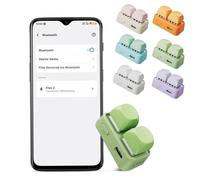 Control remoto Bluetooth para girar páginas, clicker inalámbrico para leer, música, video y control PPT, interruptores mecánicos intercambiables en caliente, retroiluminación RGB, compatible con