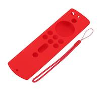 Control Remoto Case de Silicona Cubierta Protectora Antideslizante a Prueba de Slip para Fire TV Stick 4K 2018 Soft Skin Friendly Lightweight Durable (Rojo)