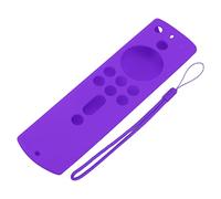 Control Remoto Case de Silicona Cubierta Protectora Antideslizante a Prueba de Slip para Fire TV Stick 4K 2018 Soft Skin Friendly Lightweight Durable (Púrpura)