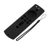 Control Remoto Case de Silicona Cubierta Protectora Antideslizante a Prueba de Slip para Fire TV Stick 4K 2018 Soft Skin Friendly Lightweight Durable (Negro)