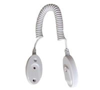 Control remoto Cerradura de seguridad, cuerda antipérdida de control remoto - Cerradura de seguridad montada en la pared anti pérdida con soporte remoto de TV de resorte - Cerradura de cable de