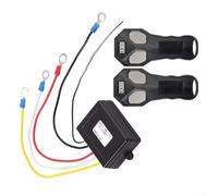 Control remoto de cabrestante 12V/24V, controlador inalámbrico de doble interruptor de mano, transmisor de control remoto para sistema de recuperación de cabrestante eléctrico