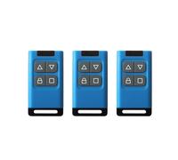 Control Remoto de Copia de 433 MHz, 50 Metros, Clon para Abre-Puertas de Garaje Eléctrico, Controlador Duplicador, Color Azul.