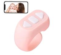 Control remoto de desplazamiento para teléfono, 20 g, 3 teclas, anillo inteligente recargable, girador de páginas, para música, grabación de video corto, navegación y presentación