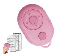 Control remoto de desplazamiento para teléfono, control remoto para teléfono celular, mini controlador de botón de videocámara para grabación de fotos, libros electrónicos, lectura, vlogging