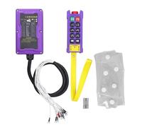 Control Remoto de grúa inalámbrica Industrial de Servicio Pesado Alcance de 300 m IP67 Impermeable A Prueba de Golpes A Prueba de Polvo para grúas Polipastos Transportadores (380V)