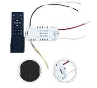 Control remoto de luz invisible con salida CC, 6 ajustes de ventilador de velocidad, atenuación continua, controlador inversor y temporizador de hasta 2 horas (B)