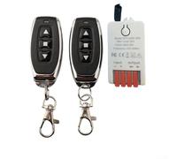 Control remoto de motor CC, interruptor hacia adelante y reversa, actuador lineal, control de 5 V-30 V 30 A, controlador RF inalámbrico para puerta de cortina