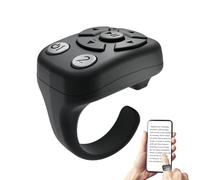 Control Remoto de Pulgar para teléfono, Cambio de página para teléfono | Control Remoto inalámbrico con de Desplazamiento, del Obturador para Selfies para fotografiar, Ajuste de Volumen