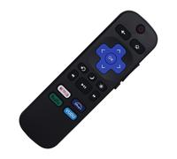 Control remoto de repuesto para Smart TV, control remoto infrarrojo con botones de acceso directo fáciles de usar, compatible con Roku TV, funciona