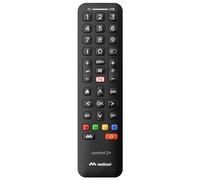 Control Remoto De TV Meliconi 808038 CONTROL 2+, Negro