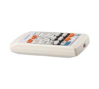 Control remoto de ventilador eléctrico blanco para modelos eléctricos generales FAN-989V RM-F989+2, construcción ABS de rendimiento estable, requiere 2 pilas AAA no incluidas