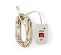 Control remoto del inversor de corriente | 5,00 metros | RJ10 | Blanco