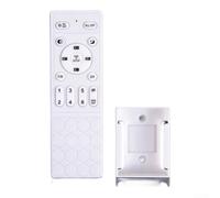 Control remoto del ventilador inversor de 24 V con 6 velocidades ajustables y función de temporizador de apagado para ventilador de techo residencial Gestión del flujo de aire (blanco)