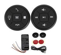 Control Remoto del Volante,Botón Control Remoto Multimedia para Volante Portátil inalámbrico Bluetooth Control Remoto para automóvil Llamadas telefónicas Música Controlador GPS