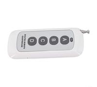Control remoto duplicado RF de 433.92 MHz, rango de 500 m, llavero transmisor inalámbrico de 4 canales para abridor de puerta de garaje, compatible con sistemas de código fijo y de aprendizaje, 12 V