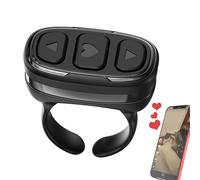 control remoto ergonómico con la punta del dedo conveniente pasapáginas inalámbrico accesorio de control remoto versátil anillo pasapáginas fácil de usar herramienta de presentación de viaje liviana s