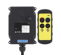 Control remoto for grúa elevadora de portón trasero coche, radio industrial una sola velocidad con 2 botones, interruptor cabrestante(B)