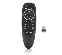 Control Remoto G10S Pro, 10 m/32,8 pies Control Remoto por Voz Inteligente Giroscopio de Ratón Iinalámbrico 2.4G Aprendizaje por Infrarrojos para G10S Pro para Smart Television, Android TV Box