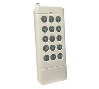 Control Remoto Inalámbrico 433M de 15 Teclas para Sistemas de Seguridad, Alarmas Antirrobo, Iluminación de Puertas Enrollables, Granjas 1-13
