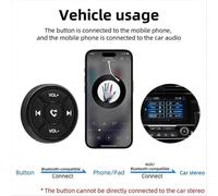 Control remoto inalámbrico Bluetooth con botón multimedia y reproductor de música MP3