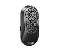 Control remoto inalámbrico compatible con Bluetooth, botón controlador, temporizador, cámara, disparador, teléfono, blanco