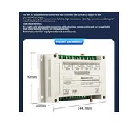Control Remoto Inalámbrico de 300M AC100V-400V 4 Canales, Relé para Interruptor de Luz LED de 30A, Interruptor para Puertas de Garaje, Transmisor +