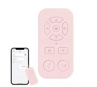 Control remoto inalámbrico de 9 teclas, control remoto de desplazamiento de grabación de vídeo, accesorio rápido para tomar fotos, grabación de video, automático, me gusta, social y contenido