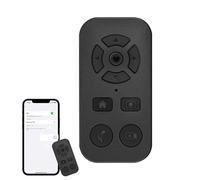 Control remoto inalámbrico de 9 teclas, control remoto de desplazamiento de grabación de vídeo, accesorio rápido para tomar fotos, grabación de video, automático, me gusta, social y contenido