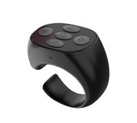 Control remoto inalámbrico de la cámara: desplazamiento ligero Remote Photo Page Turner, página arriba y abajo | Anillos de desplazamiento Control remoto de cámara recargable para teléfonos Tabletas