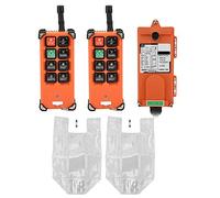 Control remoto inalámbrico de la grúa, 8 botones 220V Canal industrial Elevador eléctrico Elevador de radio Interruptor de radio Transmisor Receptor Conjunto completo (2 transmisor + 1 receptor)