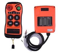 Control remoto inalámbrico industrial de grúa por radio de 4 botones Q404 de doble velocidad for interruptores de cabrestantes, controlador de grúa for riel de elevación(1T 1R,ACDC110-460V)