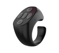 Control remoto inalámbrico Page Turner,Clicker de botón inalámbrico portátil | Control remoto recargable para Lazy Liging Down Control Cell Phones