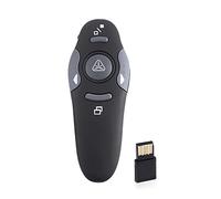 Control Remoto Inalámbrico para Presentaciones PowerPoint - Clicker USB 2.4GHz con Puntero Láser Rojo - Plug & Play Avanzar/Retroceder Diapositivas Ligero y Portát