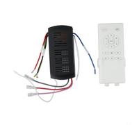 Control Remoto Inalámbrico para Ventilador de para Techo AC Control | 3 velocidades alta para media para baja, timer 1H 2H 4H, on off, motor AC, para fácil instalación