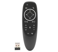 Control remoto inalámbrico versátil con control por voz, teclado retroiluminado por LED que mejora la escritura en condiciones de poca luz, RF
