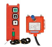 Control remoto industrial inalámbrico F21-2S for polipastos eléctricos, interruptores de motor de bobinado, 3 botones(AC 380V)
