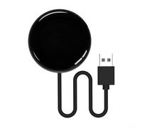 Control remoto infrarrojo WiFi para Mi Home, para Smart para IR Blaster con control de voz e integración de aplicaciones, compatible con CA y TV, negro, 6,4 x 2,5 cm