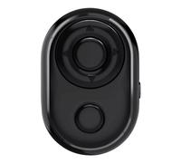 Control remoto para cámara Norbi - Disparador inalámbrico Bluetooth para selfies compatible con iPhone, iPad, teléfonos y tabletas Android - Negro