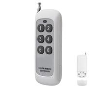 Control remoto, Reemplazo del controlador, Controlador de ventana de 12 V 6 canales, Transmisor de larga distancia MHz, Módulo receptor de relé, interruptores de botón pulsador para iluminación