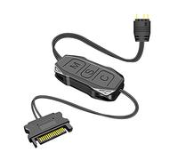 Control remoto RGB ARGB de 5 V y 3 pines a fuente de alimentación para ventilador de chasis, luz LED, computadora de escritorio