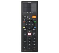 Meliconi Mando a distancia universal Solar TV – Sostenible, sin pilas desechables, carga solar/USB